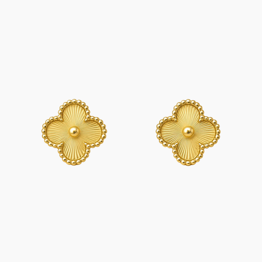 CLOVER | GOLD EARRINGS