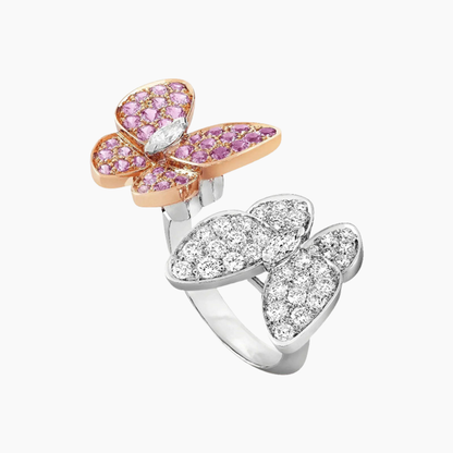 TWIN BUTTERFLY DIAMOND RING