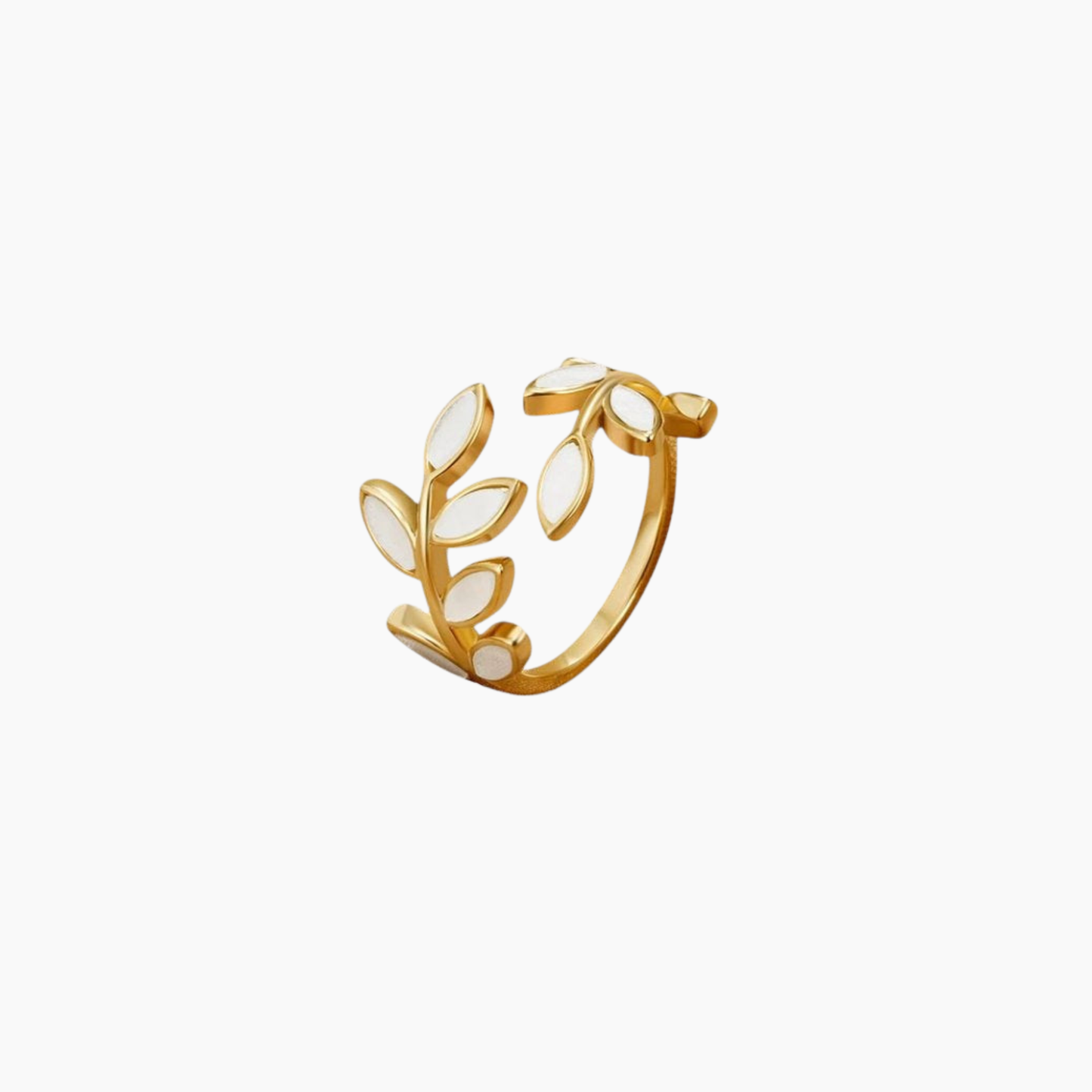 SERENE GOLD LEAF RING