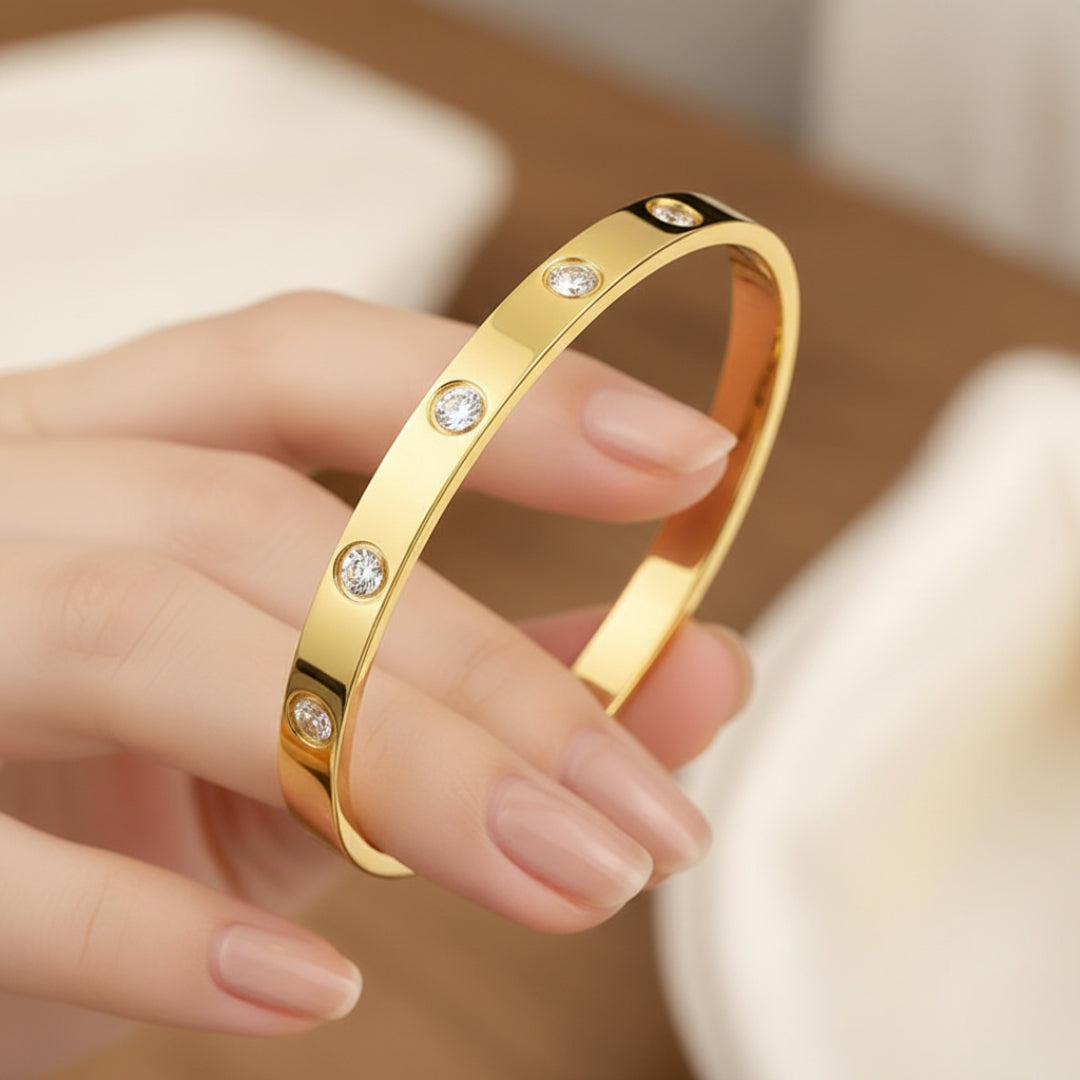 ETERNITY LINK BRACELET ZIRCONS