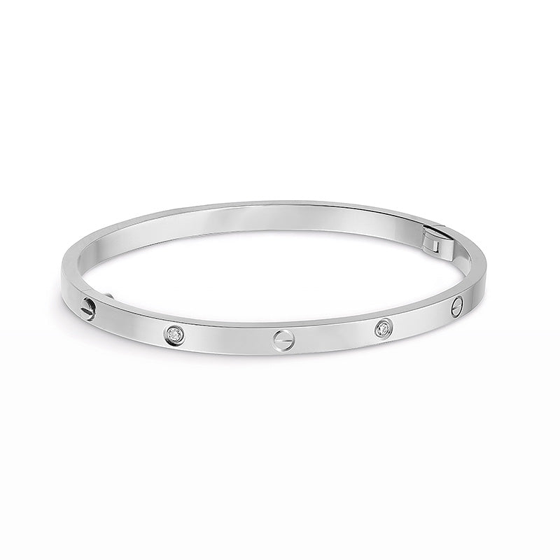LOVE-ARMBAND 3,65 MM 6 DIAMANTEN