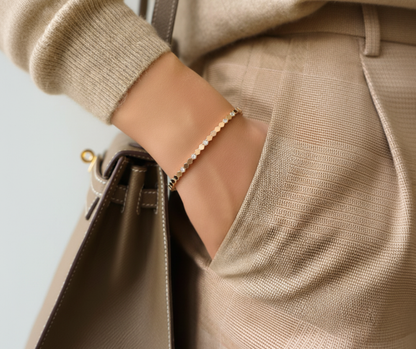 BEE LOVE PINK GOLD DIAMOND BRACELET