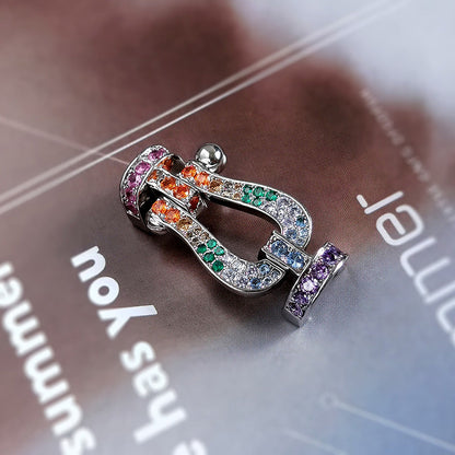 FORCE LARGE HORSESHOE CLASP  METAL BRACELET VARIANTS