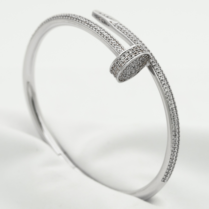 JUSTE-ARMBAND, 3,5 MM, ALLE DIAMANTEN 