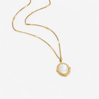 Bela Pearl Shell Pendant Necklace