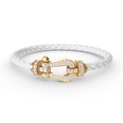 FORCE LARGE HORSESHOE FULL DIAMOND BRACELET VARIANTS 2