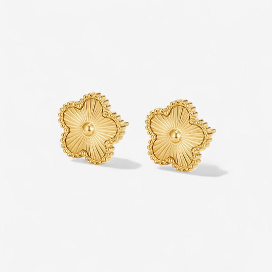 Golden Clover Earrings