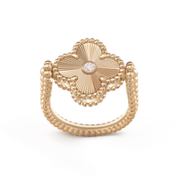 CLOVER RIVERSIBLE ROSE GOLD RING