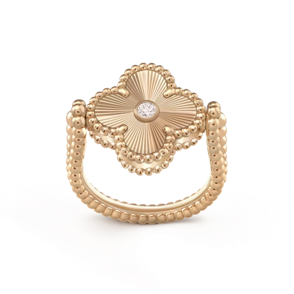 CLOVER RIVERSIBLE ROSE GOLD RING