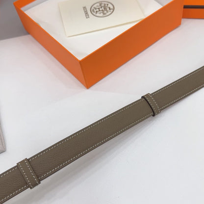 MAISON CDC LEDERGÜRTEL — ETAIN EPSOM (GOLD BESCHLÄGE, 30 MM)