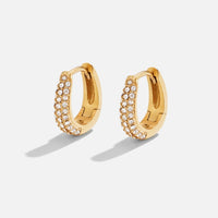 Lily Crystal Hoop Earrings