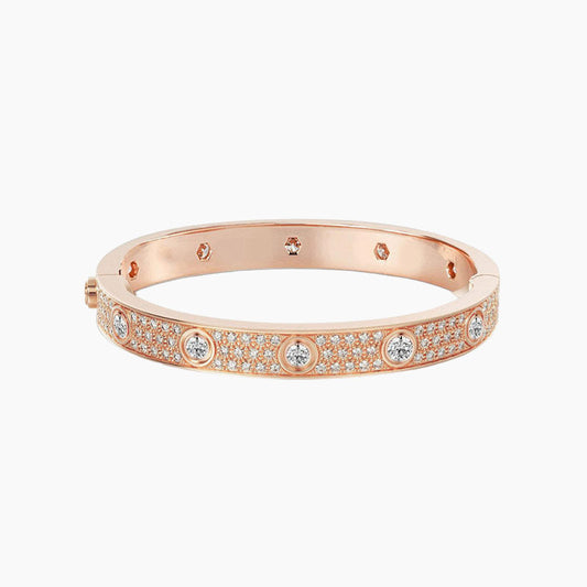 LOVE BRACELET 6.1MM DIAMOND-PAVED 10 BIG DIAMONDS