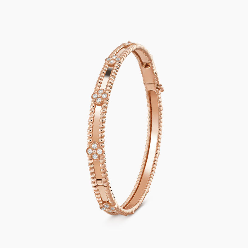 CLOVER BRACELET 4MM DIAMONDS