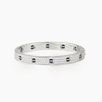 LOVE-Armband, 6,1 mm, diamantbesetzte Keramik