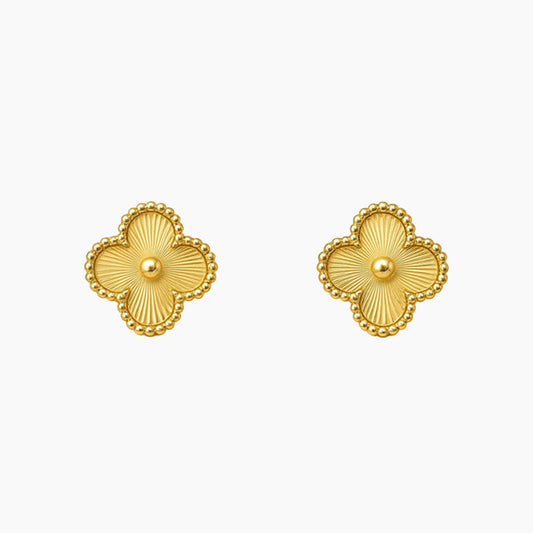 CLOVER | GOLD EARRINGS