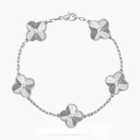 CLOVER SILVER 5 MOTIFS BRACELET