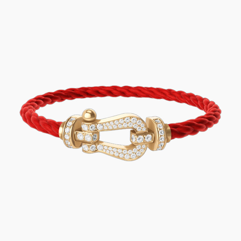 FORCE LARGE HORSESHOE FULL DIAMOND BRACELET VARIANTS