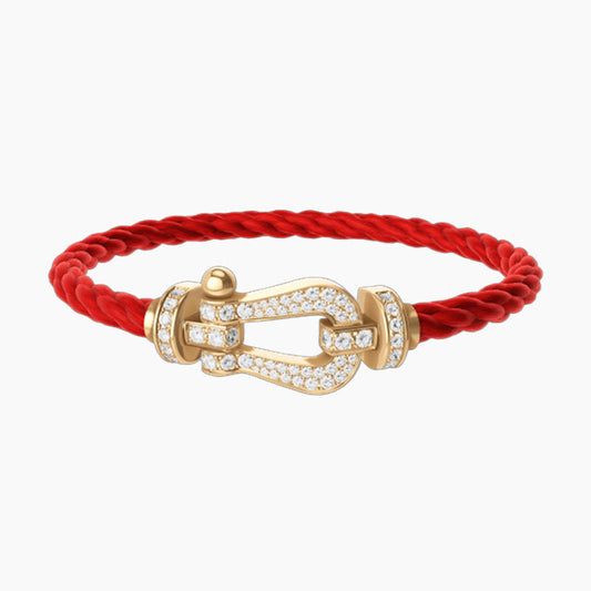 FORCE LARGE HORSESHOE FULL DIAMOND BRACELET VARIANTS