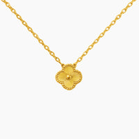 CLOVER | GOLD NECKLACE