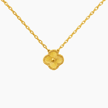 CLOVER | GOLD NECKLACE