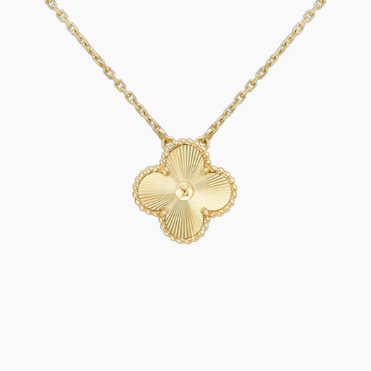 CLOVER 15MM LASER NECKLACE