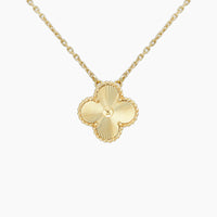 CLOVER 15MM LASER NECKLACE