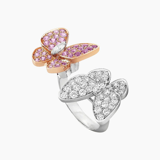 TWIN BUTTERFLY DIAMOND RING