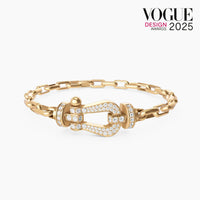 FORCE LARGE HORSESHOE CLASP  METAL BRACELET VARIANTS