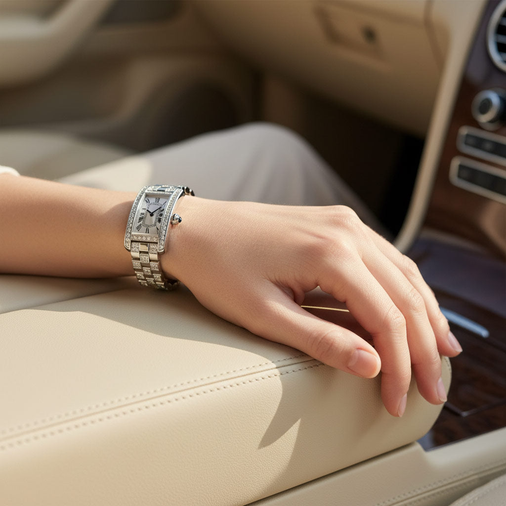 NEW YORK WATCH ELEGANT SILVER