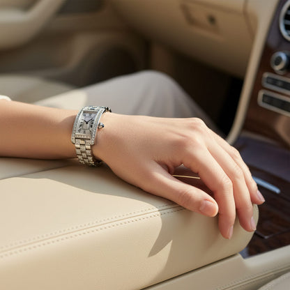 NEW YORK WATCH ELEGANT SILVER